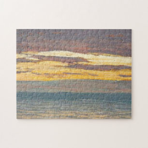 Puzzle Vue sur la Seine au coucher du soleil Monet