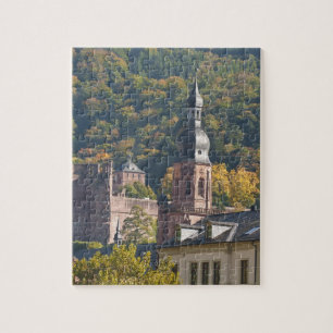 Puzzle Vue sur la vieille ville d'Heidelberg