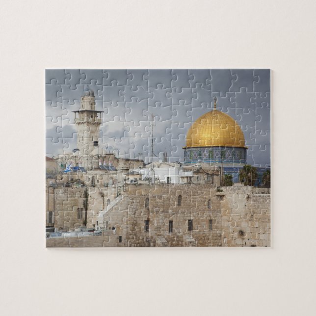 Puzzle Vue sur Western Wall Plaza, en fin d'après-midi (Horizontal)
