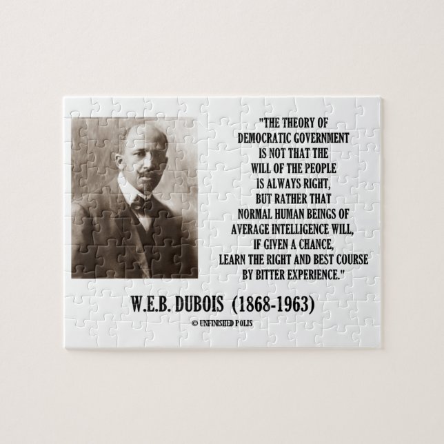 Puzzle W.E.B. Théorie de Dubois de gouvernement (Horizontal)