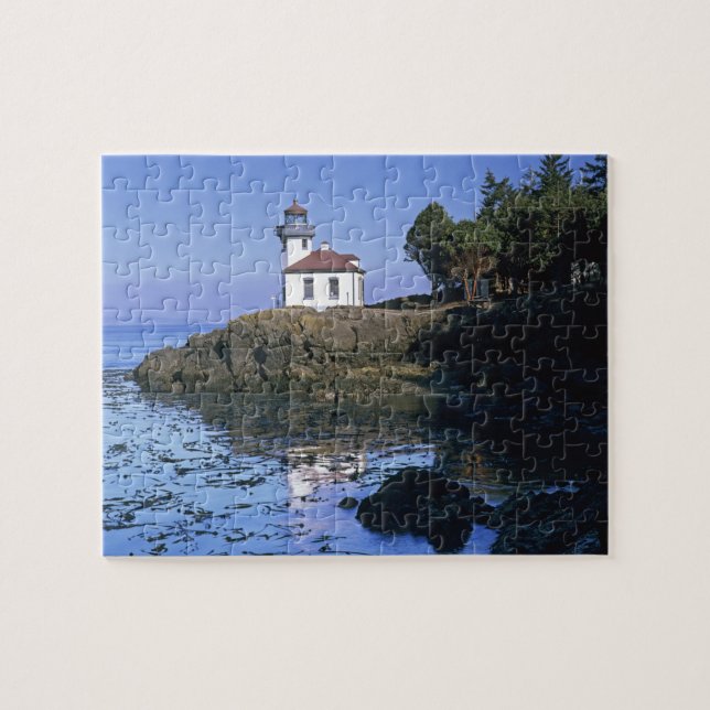 Puzzle WA, île de San Juan, phare de Lime Kiln (Horizontal)