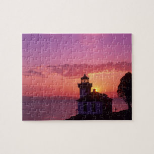 Puzzle WA, île San Juan, phare de Lime Kiln, 1919, 2