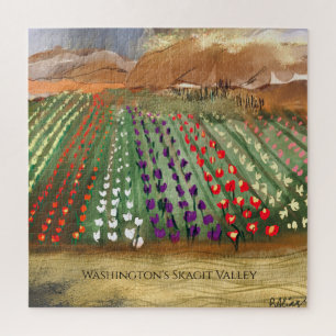 Puzzle WA Skagit Valley Tulip Fields