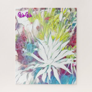 Puzzle Wa-Wo Wave NFT Art Collection THIRSTY SUCCULENT