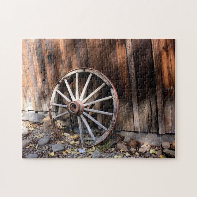 Puzzle Wagon Wheel (Horizontal)