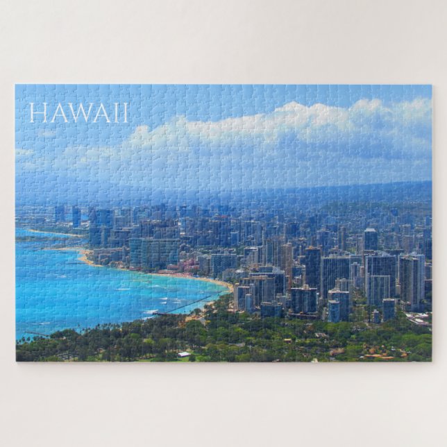 Puzzle Waikiki Hawaii (Horizontal)