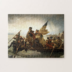 Puzzle Washington croise le fleuve Delaware
