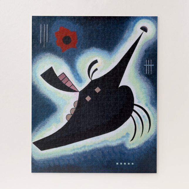 Puzzle Wassily Kandinsky - Noir Pointu. (Vertical)