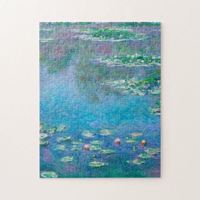 Puzzle Water Lilies by Claude Monet (Vertical)
