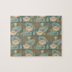 Puzzle Water Lys Lily Art Nouveau Nature