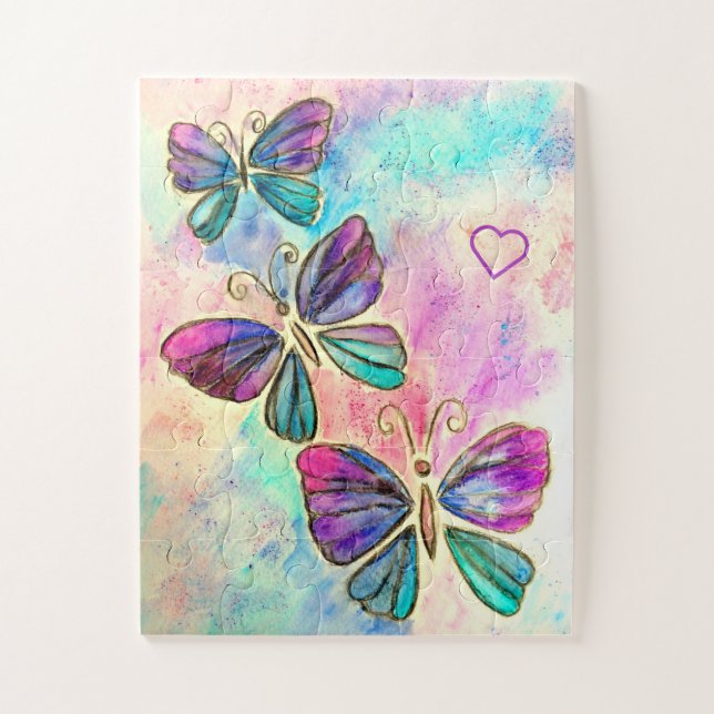 Puzzle Watercolor (Vertical)