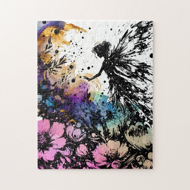 Puzzle Watercolor Fairy Garden (Vertical)