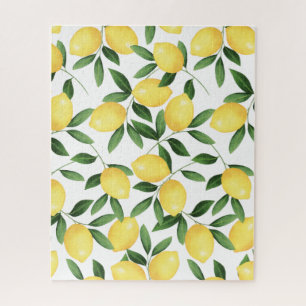 PUZZLE WATERCOLOR LEMONS
