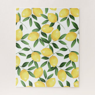 PUZZLE WATERCOLOR LEMONS