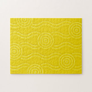 Puzzle Wattle Australian Dreamtime River Motif