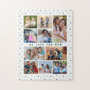 Puzzle We Love You Mom 10 Photo Collage Modern Love Heats