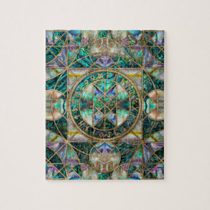 Puzzle Web de Wyrd Matrix de destin - ormeau Shell