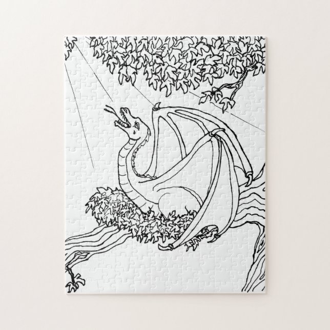 Puzzle - Weckend Drache (Vertikal)