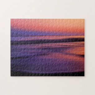Puzzle West Coast Sunset Ocean Abstrait