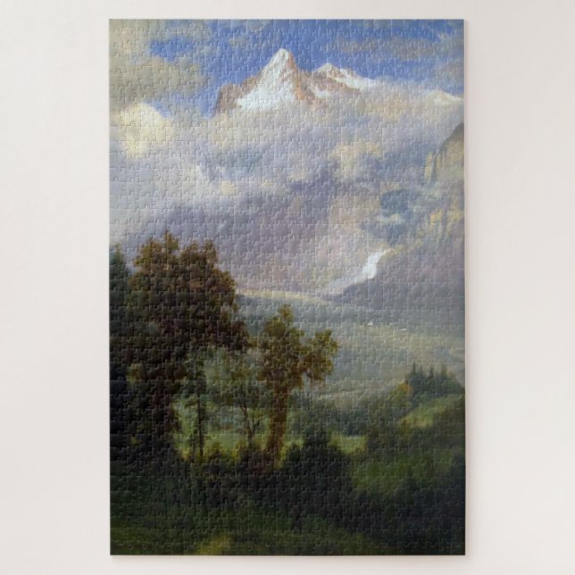 Puzzle Wetterhorn, Albert Bierstadt (Vertical)