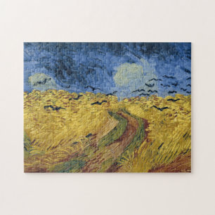 Puzzle Wheatfield with Crows (F779) Van Gogh Fine Art