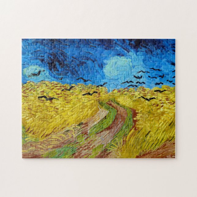 Puzzle Wheatfield with Crows, Van Gogh (Horizontal)