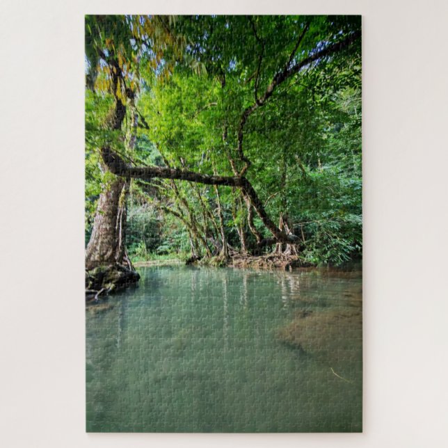 Puzzle Where Trees Meet Water (Vertical)