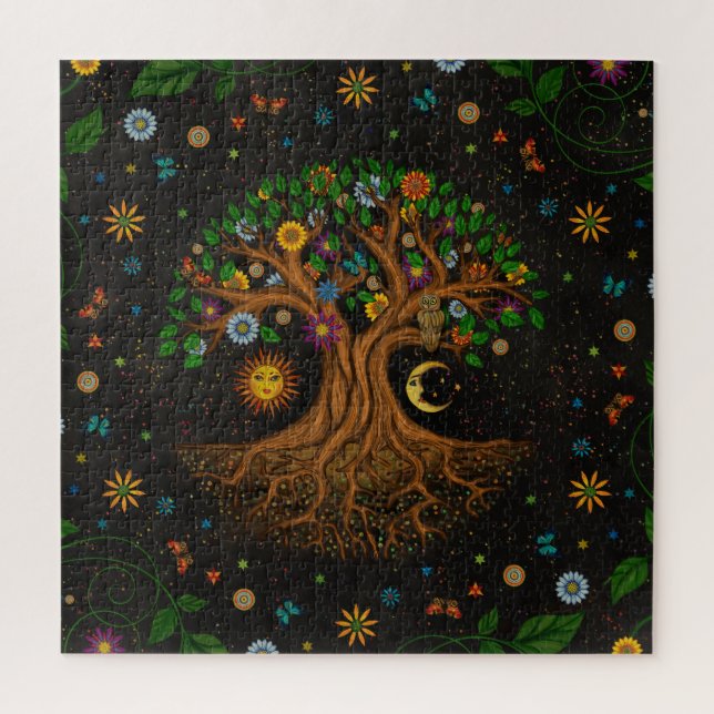 Puzzle Whimsical Tree of Life (Vertical)