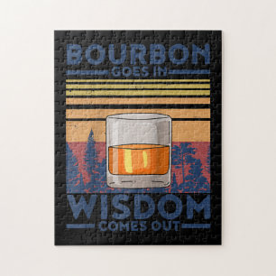 Puzzle Whiskey Bourbon entre dans la sagesse sort