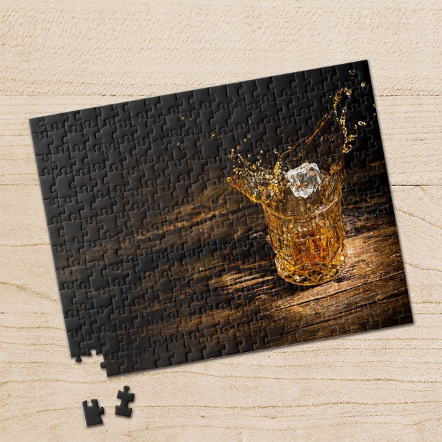 Puzzle Whiskey sur les rochers (Whiskey on the Rocks Jigsaw Puzzle)
