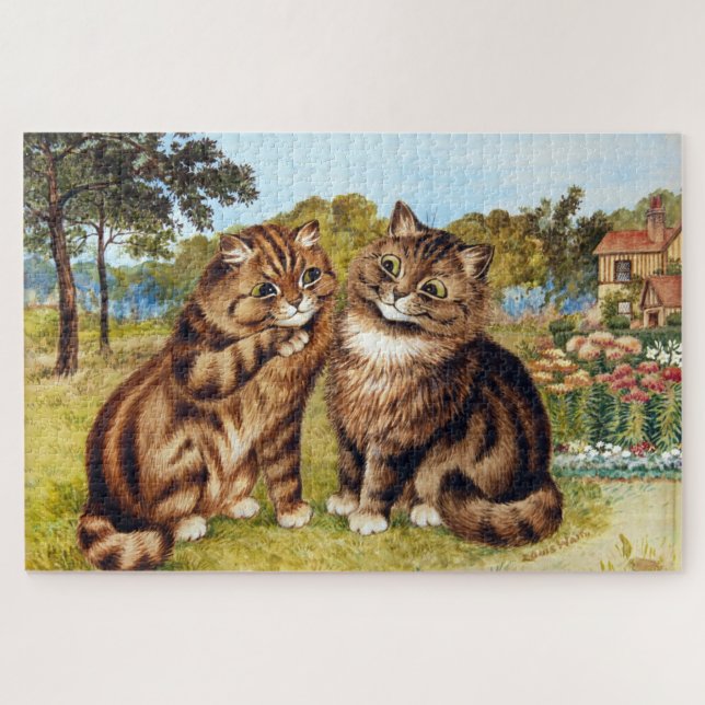 Puzzle Whispering Cat, Louis Wain (Horizontal)