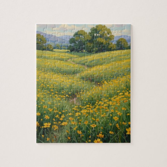 Puzzle Whispers of Golden Fields (Vertical)