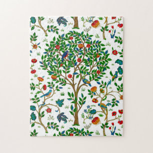 Puzzle William Morris Arbre de vie Motif, vert et multipl