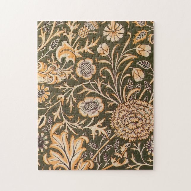 Puzzle William Morris Cherwell Motif de fond d'écran (Vertical)