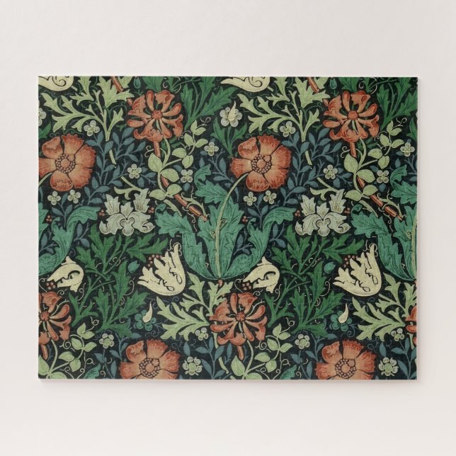 Puzzle William Morris Compton Floral Art (Horizontal)