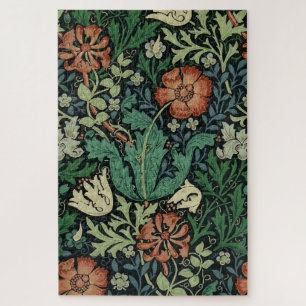 Puzzle William Morris Compton Floral Art nouveau Motif