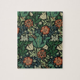 Puzzle William Morris Compton Floral Art Nouveau Motif