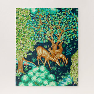 Puzzle William Morris Deer par une Tapisserie Brook Impri