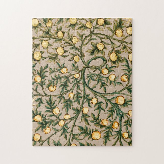 Puzzle William Morris Fruit Floral Jardin Fleur Classique (Vertical)