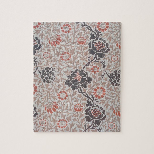 Puzzle William Morris Grafton Botanic Art Design (Vertical)