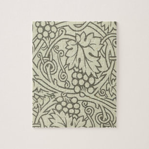 Puzzle William Morris Grapevine Papier peint vert