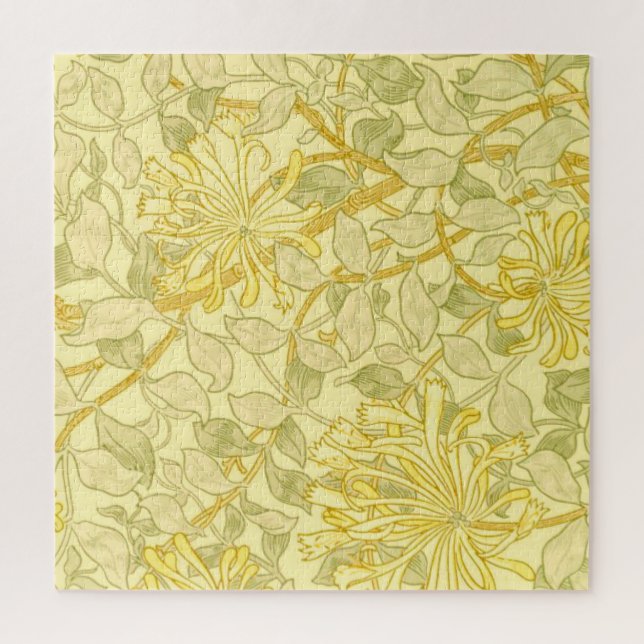 Puzzle William Morris - Honeysuckie jaune (Vertical)