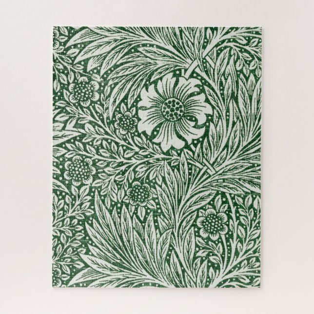 Puzzle william morris marigold fleurs vertes (Vertical)