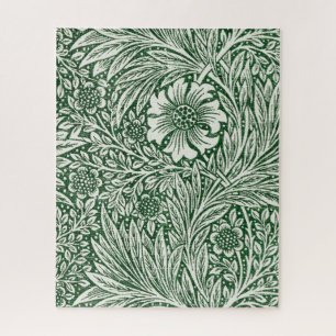 Puzzle william morris marigold vert floral fleur