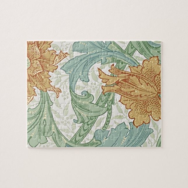 Puzzle William Morris modèle floral à tige unique (Horizontal)
