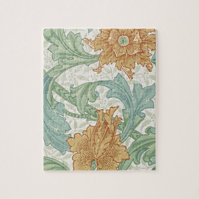 Puzzle William Morris modèle floral à tige unique (Vertical)