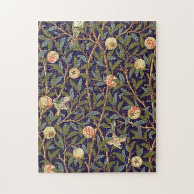 Puzzle William Morris Oiseau Et Grenade (Vertical)