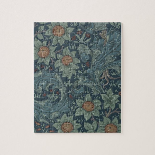 Puzzle William Morris Orchard Art Motif (Vertical)