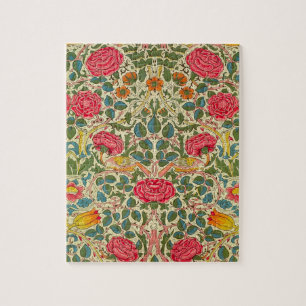 Puzzle William Morris Rose Floral Chintz rose