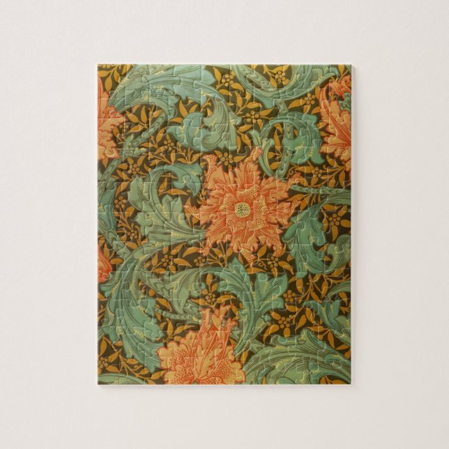 Puzzle William Morris Single Stem Pattern (Vertical)